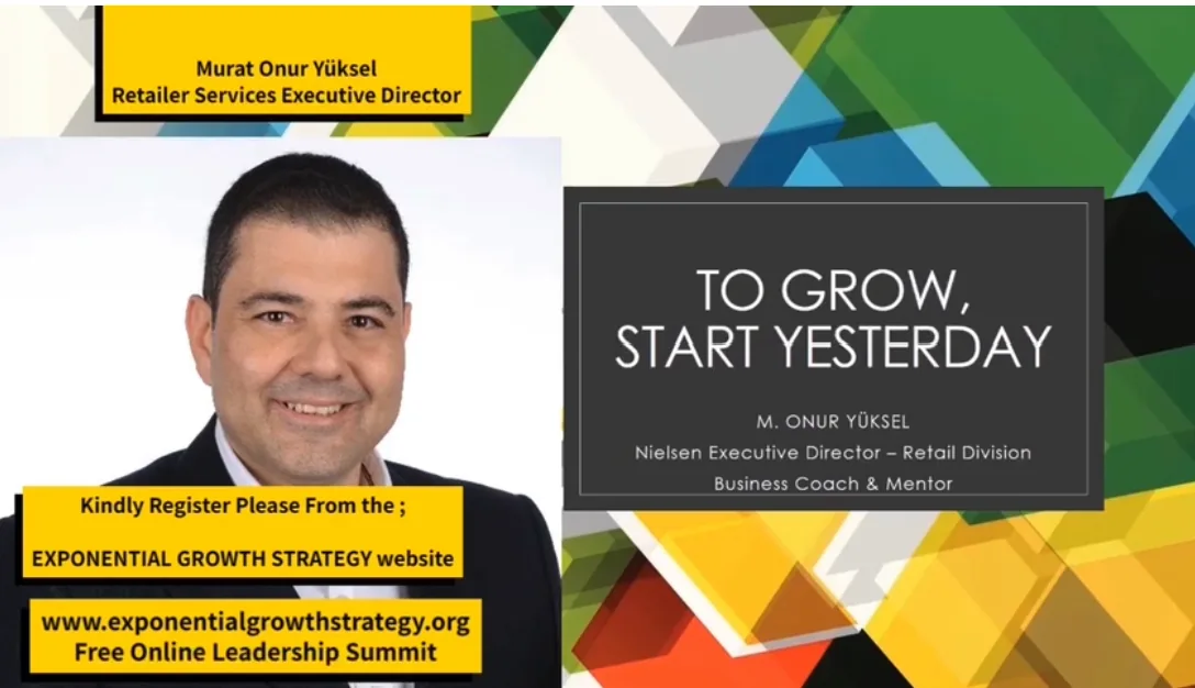 Growth starts yesterday: Joined the Exponential Business Growth Strategies Virtual Summit, bringing together leading participants from more than 25 countries.